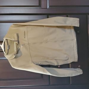 Columbia Men's soft shell jacket - Medium - Tan